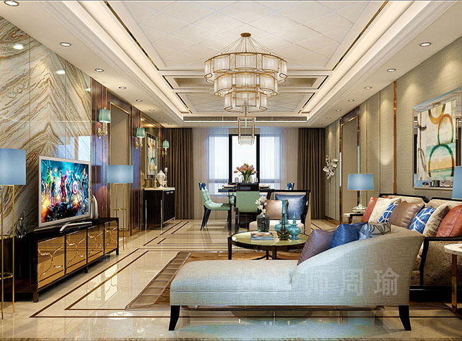 骚妇水晶骑坐视频在线世纪江尚三室两厅168平装修设计效果欣赏